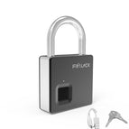 Fipilock Smart Lock Keyless Fingerprint Lock IP65 Waterproof Anti-Theft Security Padlock Door Luggage Case Lock with Key & Cable