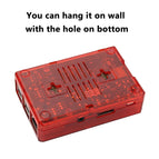 For Raspberry Pi 3 Case ABS Plastic Case Box Black/Clear/Blue/Red Enclosure compatible with Raspberry Pi 3 Model B 3B Plus 2B