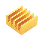 For Raspberry Pi 4 Model B Heat Sink 3pcs Raspberry Pi Aluminum Heatsink Radiator Cooling Kit Cooler For Raspberry Pi