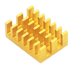 For Raspberry Pi 4 Model B Heat Sink 3pcs Raspberry Pi Aluminum Heatsink Radiator Cooling Kit Cooler For Raspberry Pi