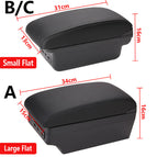 For Volkswagen POLO Armrest new For VW POLO Mk5 6R Vento Car Armrest box Interior Parts Storage Box Car Accessories 2012-2018USB
