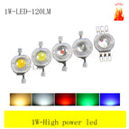 Free shipping 100PCS 1W 3w High power LED Lamps white /warm white/red/blue/green/yellow  30mil 45mil Chips high light lights