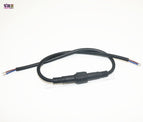Free shipping 5/10/20/50 pairs Male to Female 2pin 3pin 4pin 5pin led Connector Waterproof IP68 BLACK Cable for LED Strips Light