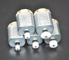 Free shipping  5PCS/ 130 Small DC motor 3 to 5V Miniature motor four-wheel motor small 17000-18000 RPM+(Gear package 5pcs)