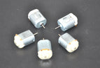 Free shipping  5PCS/ 130 Small DC motor 3 to 5V Miniature motor four-wheel motor small 17000-18000 RPM+(Gear package 5pcs)