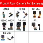 Front & Rear Back Camera For Samsung Galaxy S2 S3 S4 S5 Mini I9500 I9505 I9300 I9100 I747 Small Facing Main Big Camera Parts