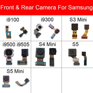 Front & Rear Back Camera For Samsung Galaxy S2 S3 S4 S5 Mini I9500 I9505 I9300 I9100 I747 Small Facing Main Big Camera Parts