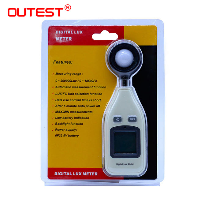 GM1010 Light Luxmeter Meters 0-20000 Lux Digital Illuminometer Luminom ...