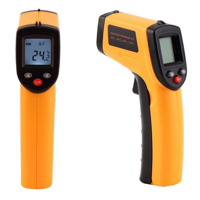 GM320 Digital LCD Infrared Thermometer Gun IR Laser Point Thermal Infrared Imaging Temperature Handheld Pyrometer Instrumentatio