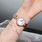 GUOU 8209 Fashion Women Watch 2019 Stainless Steel Diamond Strap zegarek damski Luxury Women's Watches Ladies Watch