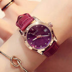 GUOU Luxury Brand Day Date Genuine Leather Strap Woman Casual Quartz Clocks Lady Sports Watches Simple Wristwatch Relogio Female