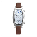 GUOU Watch Men Fashion Unique Double Movement Double Dial Watches Luxury Leather Men Watch relogio masculino relojes para hombre