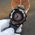 GUOU Watch Women Top Luxury Fashion Quartz Watch Ladies Wristwatch Genuine Leather Diamond Women Watches saat relogio feminino