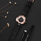 GUOU Watch Women Watches Top Brand Luxury Diamond Women's Watches Fashion Leather Ladies Watch Clock reloj mujer zegarek damski