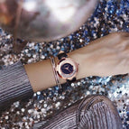 GUOU Watch Women Watches Top Brand Luxury Diamond Women's Watches Fashion Leather Ladies Watch Clock reloj mujer zegarek damski