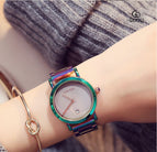 GUOU Women's Watches Colorful Montre Femme 2019 Ladies Watch Bracelet Watches For Women Clock Women Calendar reloj mujer saat