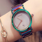 GUOU Women's Watches Colorful Montre Femme 2019 Ladies Watch Bracelet Watches For Women Clock Women Calendar reloj mujer saat