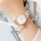 GUOU Women's Watches Luxury zegarek damski Diamond Watch Fashion ladies Watch Women Clock saat reloj mujer relogio feminino