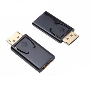 Gold-plated Display Port DP Male to HDMI Female Adapter Cable Converter Video Audio Connector for HDTV PC Wholesale High Quality