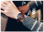 Guou Retro Men Quartz Watch Calendar Japan Waterproof Genuine Leather Fashion Large Dial Wristwatch Top Luxury Brand Gift Man
