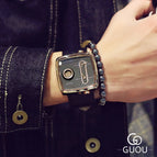Guou Sports Watches Men Fashion Clocks Waterproof Watches Men Top Brand Men's Watch Clock Erkek Kol Saati Reloj Hombre Kol Saati
