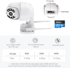 1080P PTZ WIFI Camera Long Range Outdoor Two Way Audio Dome Camara 2MP Security IP Camera HD Motion Detection CCTV Camera