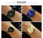 WWOOR Top Brand Luxury Men Stainless Steel Waterproof Sports Watches Men's Quartz Analog Date Clock Male Black Strap Wrist Watch