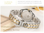 WWOOR New diamond Women Bracelet Watches Waterproof Ladies Watch Stainless Steel fashion Dress Quartz Watch Women Reloj Mujer