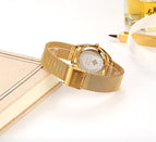 WWOOR Women Watches Luxury Brand Dress Diamond Gold Wrist Watch Stainless Steel Ladies Watches Golden Quartz Watch Women 2019