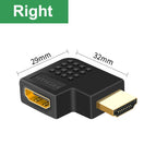 HDMI-compatible Adapter 90 270 Degree Right Male To Female Converter Extender For PS4 HDTV Projetor Laptop Monitor 1.4 Converter