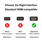 HDMI-compatible Adapter 90 270 Degree Right Male To Female Converter Extender For PS4 HDTV Projetor Laptop Monitor 1.4 Converter