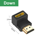HDMI-compatible Adapter 90 270 Degree Right Male To Female Converter Extender For PS4 HDTV Projetor Laptop Monitor 1.4 Converter