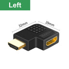 HDMI-compatible Adapter 90 270 Degree Right Male To Female Converter Extender For PS4 HDTV Projetor Laptop Monitor 1.4 Converter