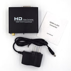 HDMI to DVI New Video Converter Box 1080p Scaler 3.5mm & Coaxial Audio Out for PS3