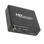 HDMI to DVI New Video Converter Box 1080p Scaler 3.5mm & Coaxial Audio Out for PS3