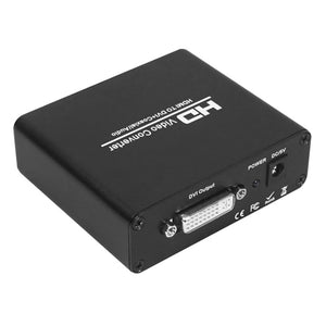 HDMI to DVI New Video Converter Box 1080p Scaler 3.5mm & Coaxial Audio Out for PS3