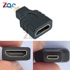 HDMI to Micro HDMI Converter Gold Plated HD Extension Adapter Connector for Video TV
