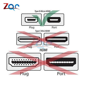 HDMI to Micro HDMI Converter Gold Plated HD Extension Adapter Connector for Video TV