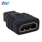 HDMI to Micro HDMI Converter Gold Plated HD Extension Adapter Connector for Video TV