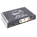 HDmatters S-video composite AV Scart to hdmi converter Switcher S-video+RCA+Scart to HDMI out