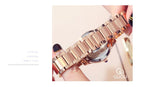 Fashion Luxury GUOU Watch Women Watch Reloj Mujer Stainless Steel Quality Diamond Ladies Quartz Watch Women Rhinestone Watches