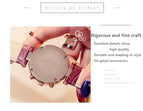 GUOU Watch Luxury Ladies Watch Fashion Quartz Watch Women Rhinestone Leather Casual Women's Watch Rose Gold relogio feminino