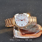 2018 Women Man Lover Square Rose Gold Alloy And Leather Quartz Watch GUOU Luxury Waterproof for Woman Ladies Gilrs Wrist watches