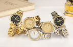 WWOOR New Gold Women Bracelet Watches Waterproof Ladies Watch Stainless Steel Casual Dress Woman Quartz Watch Women Reloj Mujer