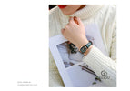 GUOU Ladies Watch Retro Rectangle Women's Watches Wrist Watches For Women Bracelet Genuine Clock relogio feminino saat