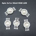 Wholesale 500pcs 1w 3w led chips bulb diode RGB/Red/Yellow/Blue/Green/Cold Whie/Natural White/Warm White Light Source
