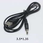 NinthQua 1pcs USB Port to 2.0*0.6 2.5*0.7 3.5*1.35mm 4.0*1.7 m 5.5*2.1 5.5 3.5*1.1mm 5V DC Barrel Jack Power Cable Connector