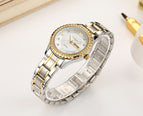 WWOOR New Gold Women Bracelet Watches Waterproof Ladies Watch Stainless Steel Casual Dress Woman Quartz Watch Women Reloj Mujer