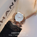 2018 Women Man Lover Square Rose Gold Alloy And Leather Quartz Watch GUOU Luxury Waterproof for Woman Ladies Gilrs Wrist watches