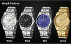 Top Brand Luxury WWOOR Men Waterproof Stainless Steel Casual Gold Quartz Watch Men's Clock Male Sports Watches relogio masculino